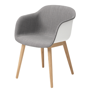 Fiber Chair Front UP - Houten Onderstel