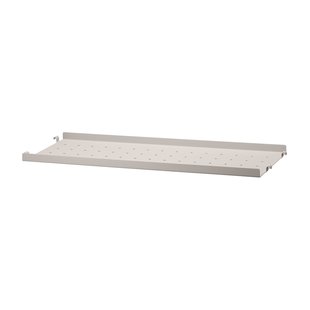 String Metal Shelf Low Edge - Beige - 58 x 20 cm.