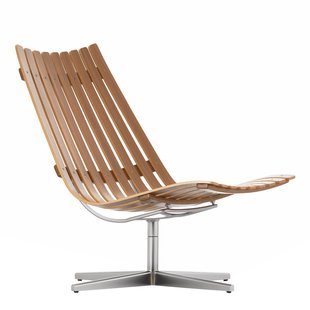 Scandia Nett Loungestoel - Eiken