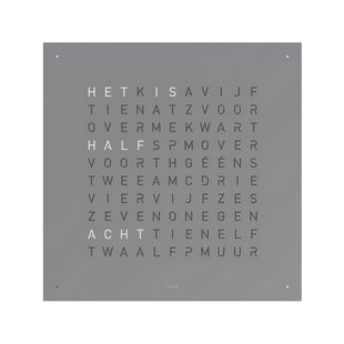 QLOCKTWO Earth 45 Metaal