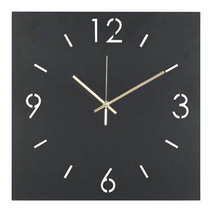 Spinder Design Time Wandklok H 40 x B 40 cm - Zwart