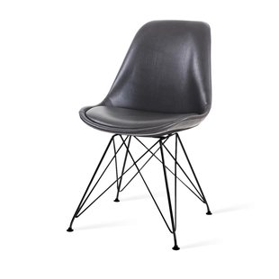 Rosie metalen wandrek zwart - 57 x 40 cm