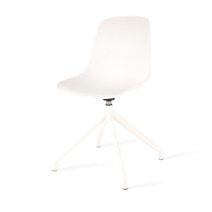 Nio-Isa eetkamerstoel bouclé beige - houten onderstel