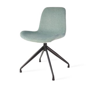 Niva-Mae draaibare tulp barkruk grijs blend - verstelbaar - beige onderstel