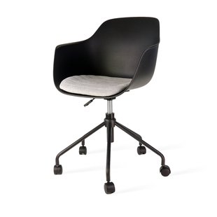 Niva-Fé draaibare tulp barkruk cottonbeige - verstelbaar - beige onderstel