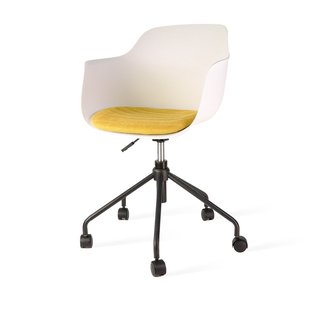 Niva-Mats draaibare tulp barkruk cottonbeige - verstelbaar - beige onderstel