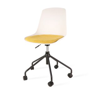 Niva-Otis draaibare tulp barkruk forestgroen - verstelbaar - beige onderstel