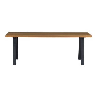 WOOOD Tablo Tuintafel Met A-poot - Naturel - 75x210x81