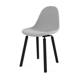 Nora-Eef eetkamerstoel bruin blend - zwart onderstel