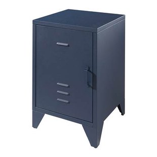 Vipack Bronxx Nachtkastje - Blue Denim Vipack Bronxx Nachtkastje - Blue Denim