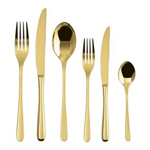 Sambonet Taste Bestekset 36-delig - Goud Sambonet Taste Bestekset 36-delig - Goud