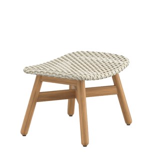 DEDON MBRACE Voetenbank Teak - Sea Salt