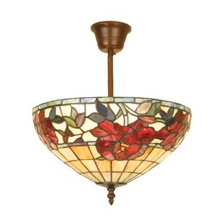 Artistar Finna plafondlamp in Tiffany stijl