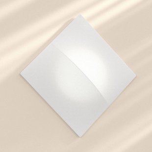 Axo Light Nelly S - vierkante wandlamp met stof 100 cm