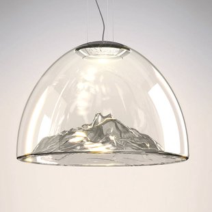 Axo Light Axolight Mountain View - LED hanglamp grijs-chroom