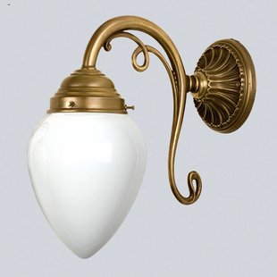 Berliner Messinglampen Elegante wandlamp Paris van messing