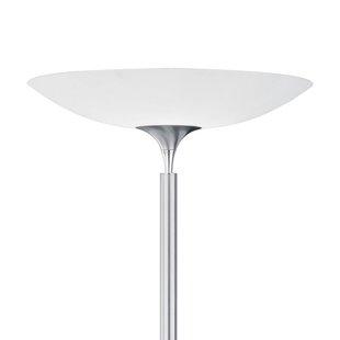 BANKAMP Opera LED uplighter vloerlamp, tastdimmer, nikkel