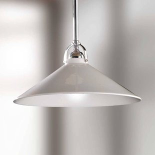 Ceramiche Witte hanglamp GIACOMO met keramieken kap