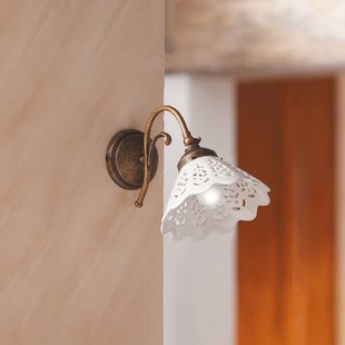 Ceramiche Wandlamp Semino met keramiek lampenkap