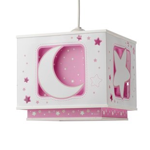 Dalber Fluorescerende hanglamp NACHTHIMMEL roze