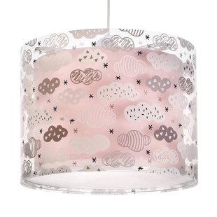 Dalber Hanglamp wolken voor kinderkamer, roze