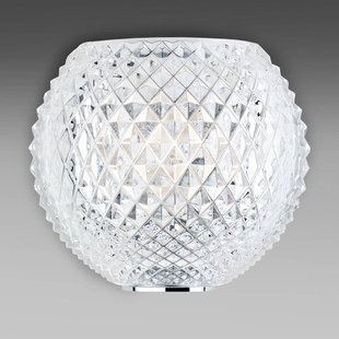 Fabbian Kristal wandlamp Diamond and Swirl met patroon