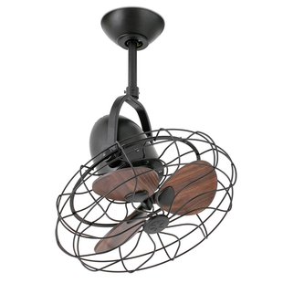 FARO BARCELONA Keiki ventilator, wand en Deck, AC, donkerbruin