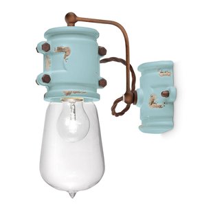 Ferroluce Wandlamp C1523 turquoise