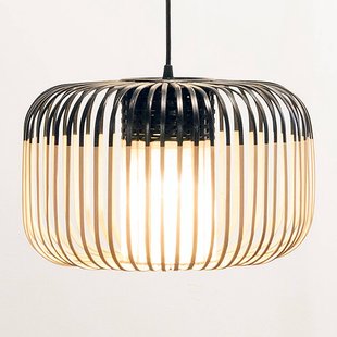 Forestier Bamboo Light S hanglamp 35 cm zwart
