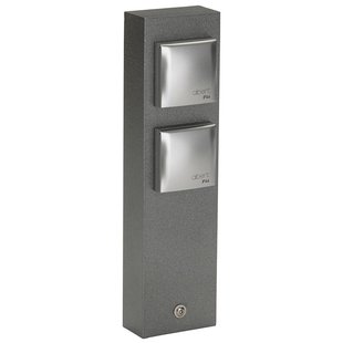 Albert Leuchten Eddi IP44 dubbele wandcontactdoos zuil