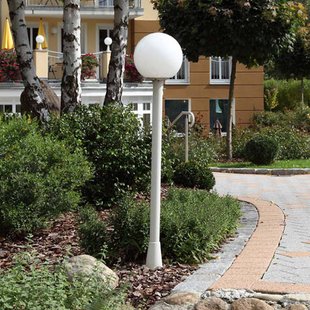 Albert Leuchten Tuinpadverlichting KRISTALLKUGEL wit