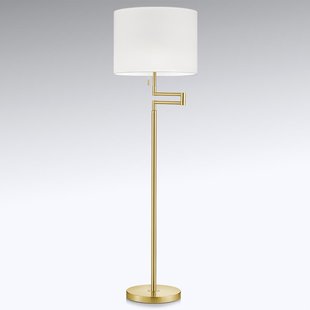 Knapstein Vloerlamp Lilian met LED dimmer, messing mat