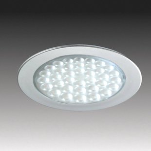 Hera R 68-LED inbouwlamp in roestvrijstalen look Hera R 68-LED inbouwlamp in roestvrijstalen look