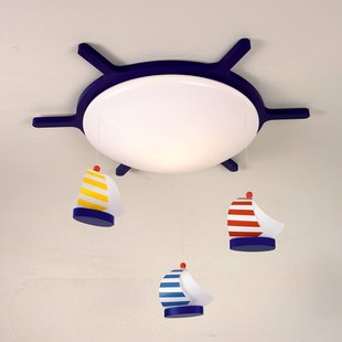 Niermann Standby Plafondlamp met bootmotief SEGELBOOTE Niermann Standby Plafondlamp met bootmotief SEGELBOOTE