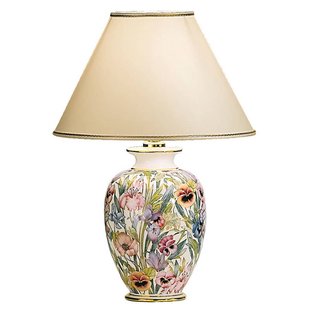 Austrolux tafellamp Giardino Panse 30 cm keramiek verguld