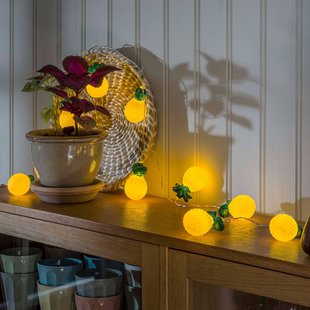 Konstsmide Season LED lichtketting ananas, op batterijen Konstsmide Season LED lichtketting ananas, op batterijen