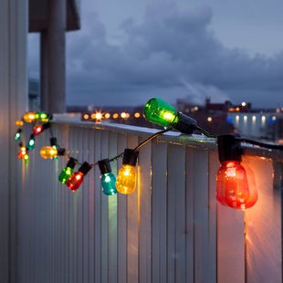 Konstsmide Christmas Bier tuin lichtketting 20 LED druppels gekleurd Konstsmide Christmas Bier tuin lichtketting 20 LED druppels gekleurd
