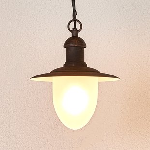 Lucide Buiten hanglamp Aruba, roestbruin