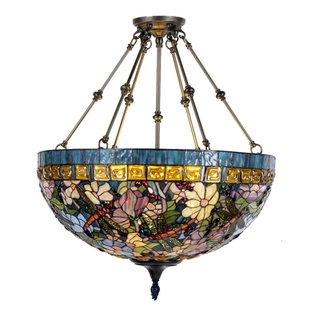 Clayre&Eef Gloria - hanglamp in Tiffany-stijl Clayre&Eef Gloria - hanglamp in Tiffany-stijl