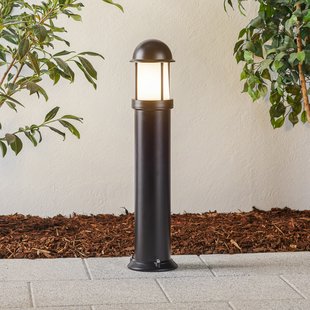 LCD Gepoedercoate tuinpadverlichting Mason, zwart