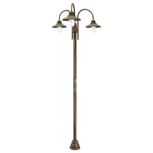 Moretti Luce Lantaarnpaal 270cm 3-lamps