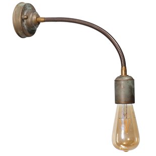 Moretti Luce Wandlamp Allen, brons antiek, 1-lamp