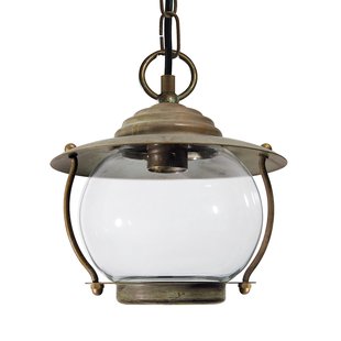 Moretti Luce Olivia buiten hanglamp, zeewaterbestendig, IP44, messing