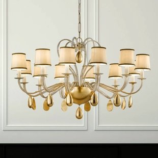 Masiero Crèmekleurige kroonluchter ANOUK, 115 cm