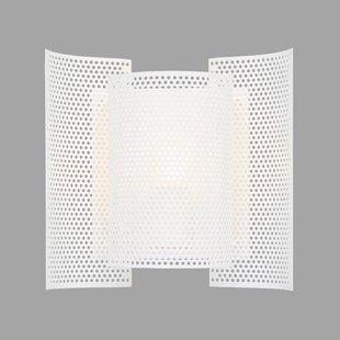 Northern Butterfly perforated wandlamp, wit