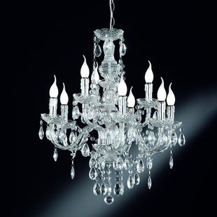 Reality Leuchten Kroonluchter Perdita in chroom look