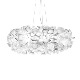 Slamp Clizia hanglamp, Ø 78 cm, wit