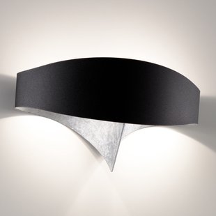 Selène Scudo LED wandlamp met bladzilver
