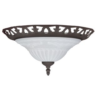 Trio Lighting RUST plafondlamp met antiek design