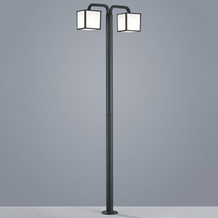 Trio Lighting Cubango - een LED mastlamp met 2 lantaarns